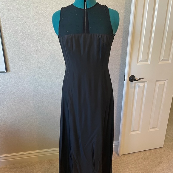 Laundry - open mesh back gown w/sequins - sz 8 - Picture 2 of 5